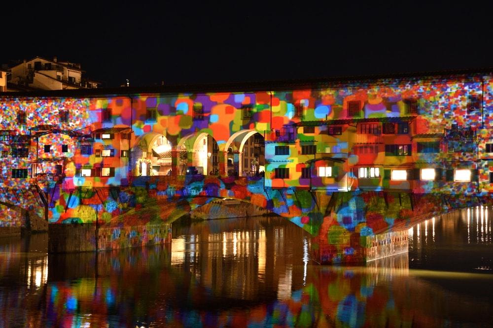 Florenz Lichter zu Weihnachten