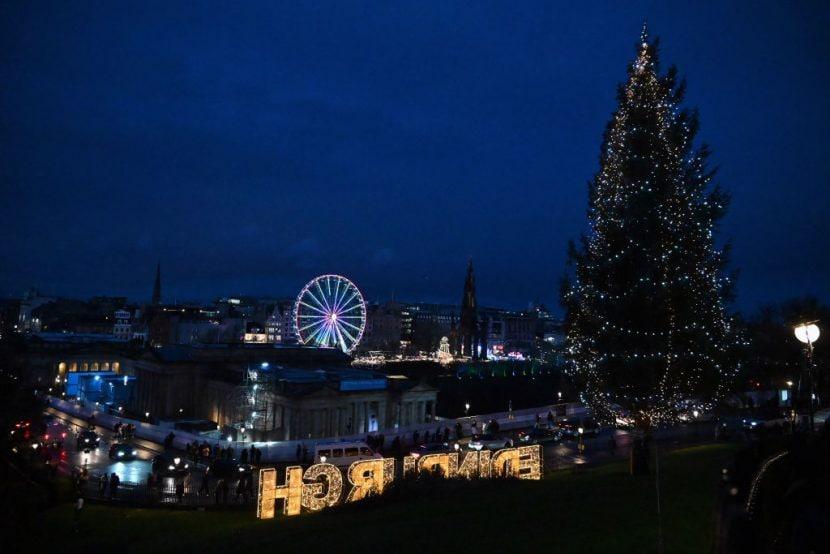 neujahr in edinburgh