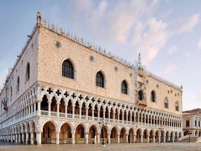 Palazzo Ducale in Venedig, Frontalansicht
