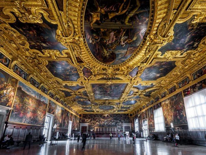 Saal des Großen Rates, Palazzo Ducale von Venedig