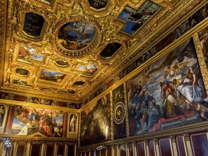 Innenräume des Palazzo Ducale von Venedig