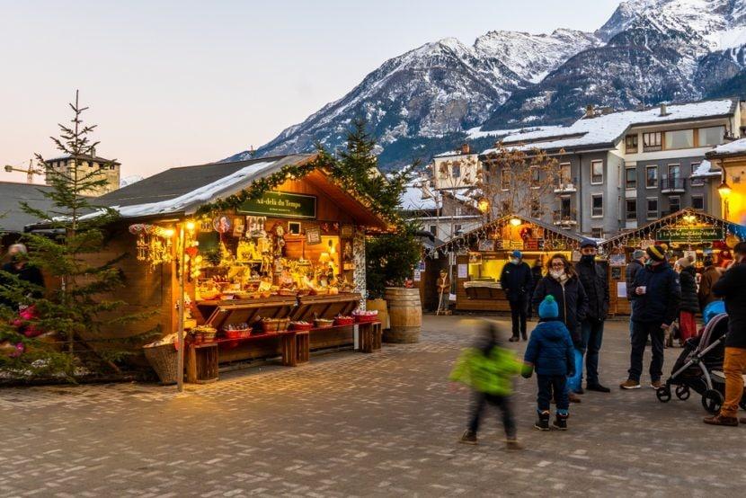 Weihnachtsmarkt in Aosta