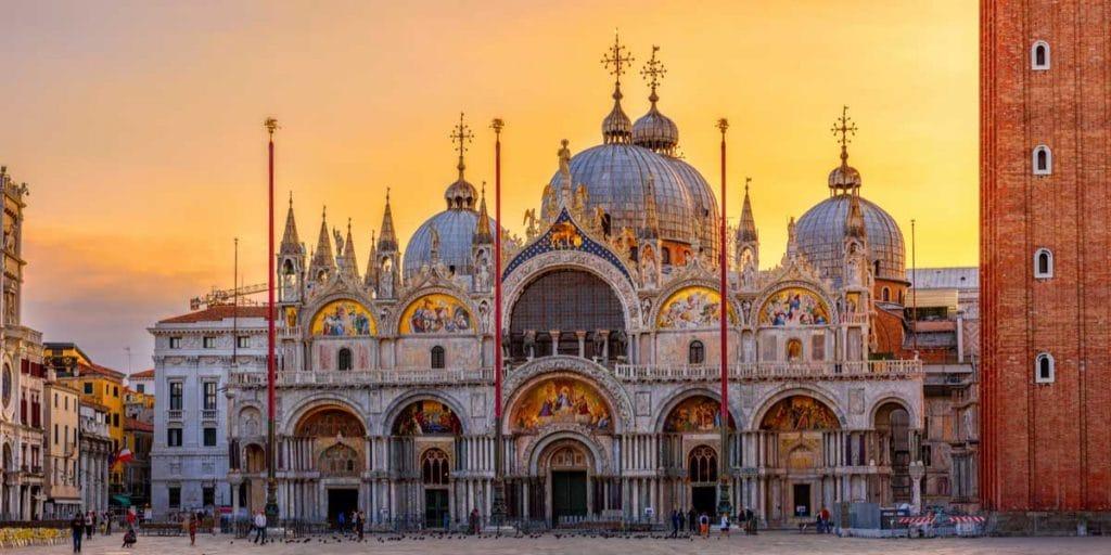 Die Basilika von San Marco in Venedig