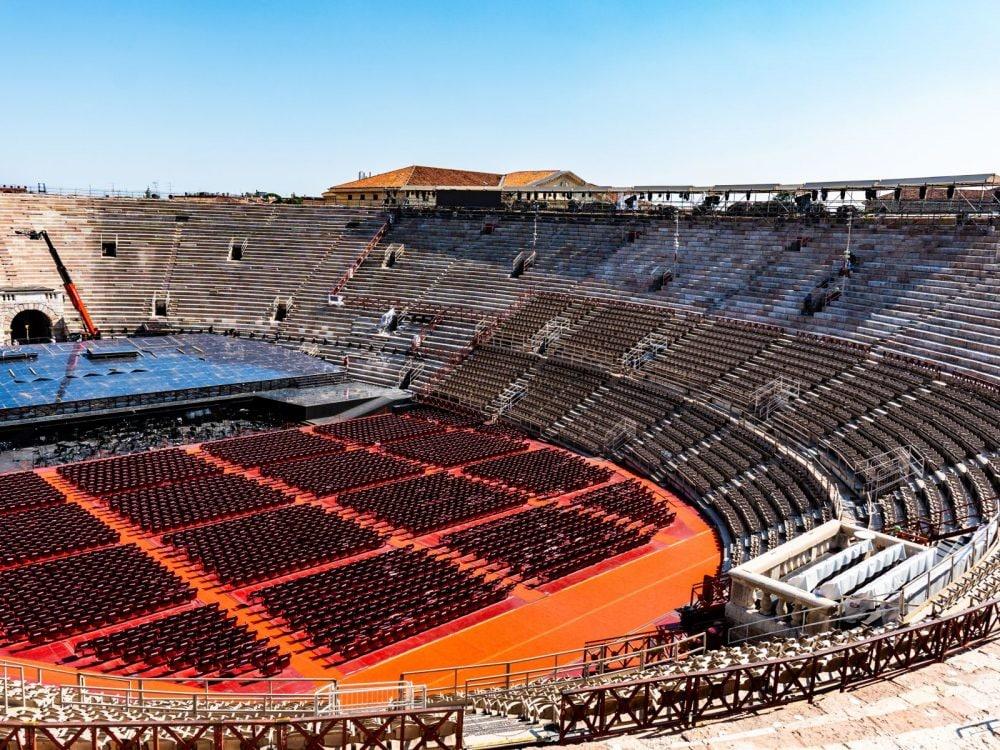 Innere der Arena von Verona