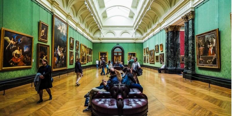 Innenansicht der National Gallery
