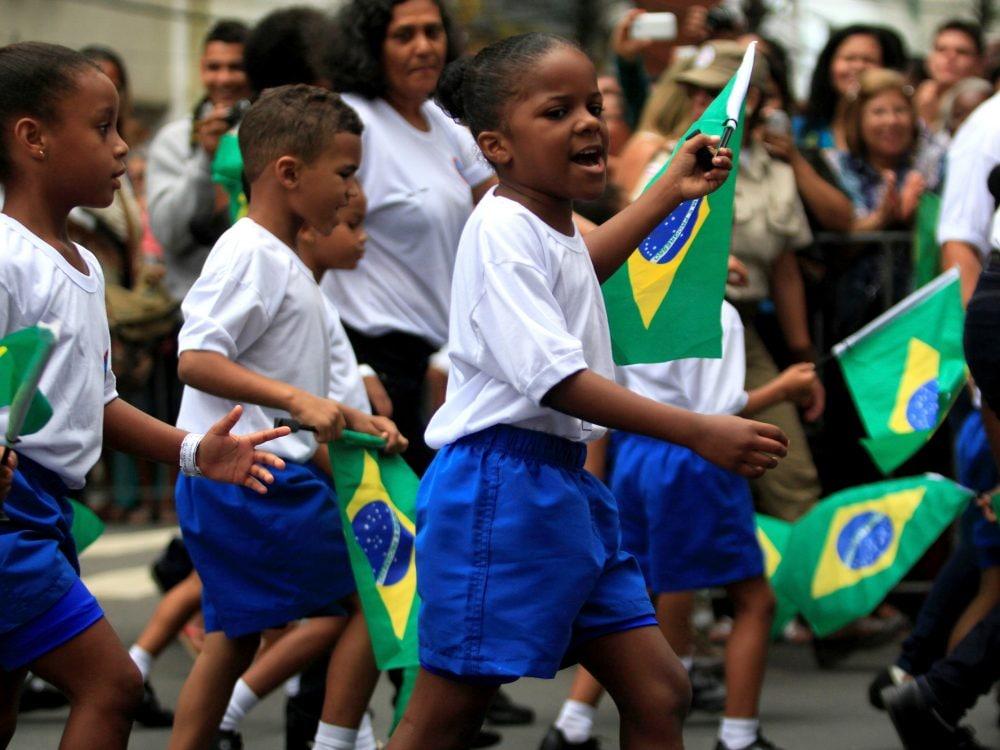 Tag der Unabhängigkeit Brasiliens Paraden