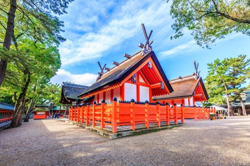 Sumiyoshi Taisha Schrein