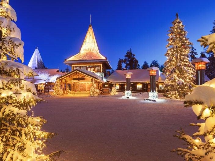 Weihnachtsmann Dorf Rovaniemi