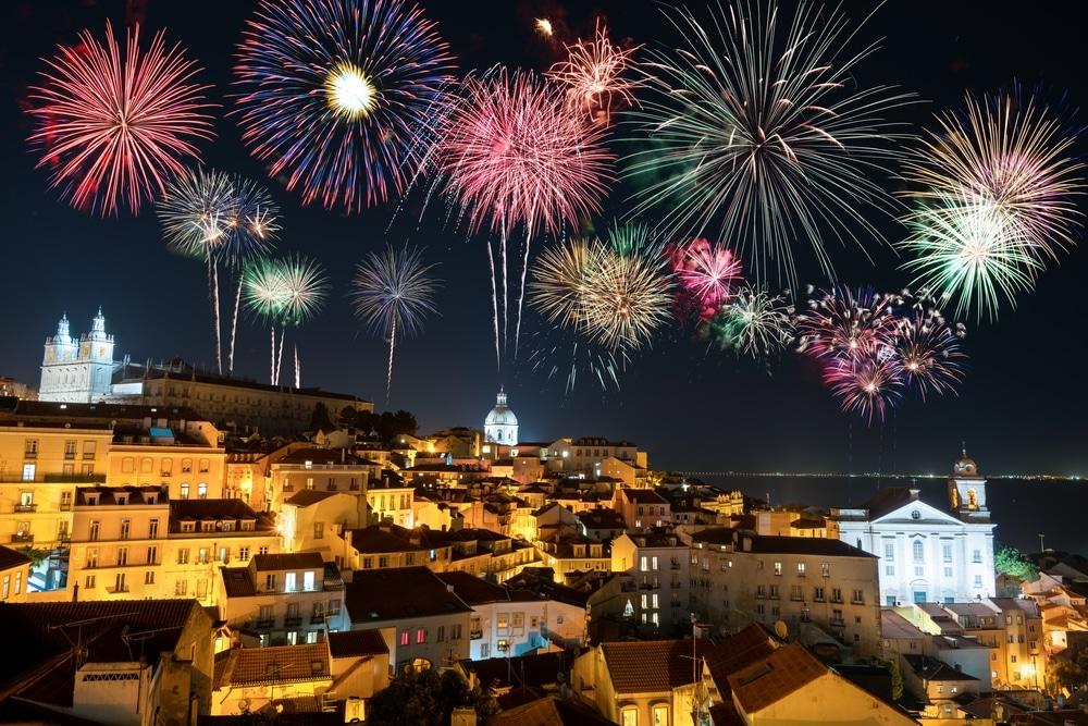 Silvester in Lissabon