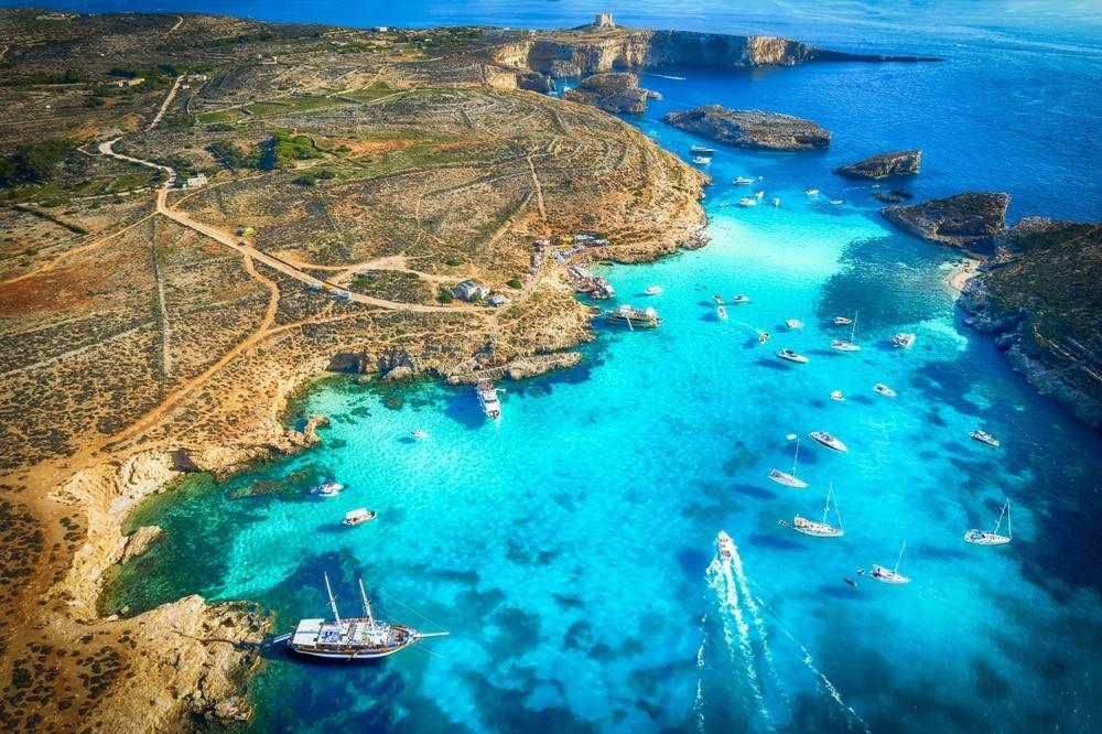 Blaue Lagune Comino