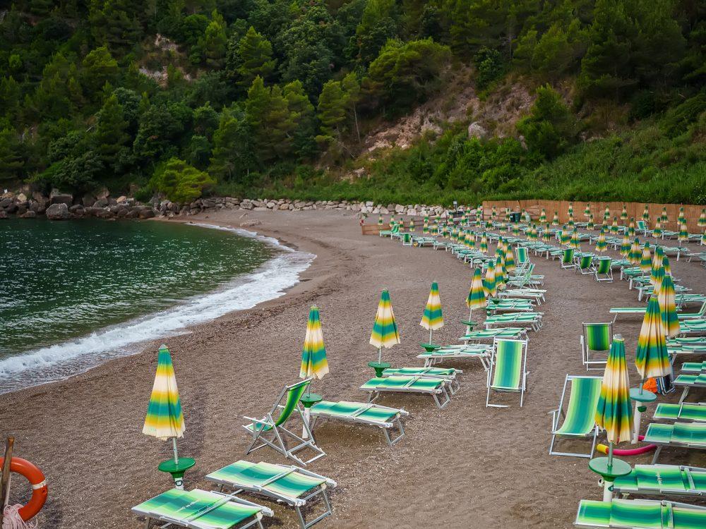 Minturno Sassolini Strand