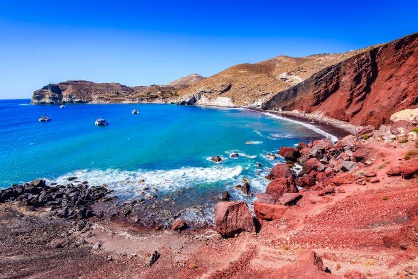 Santorini Roter Strand