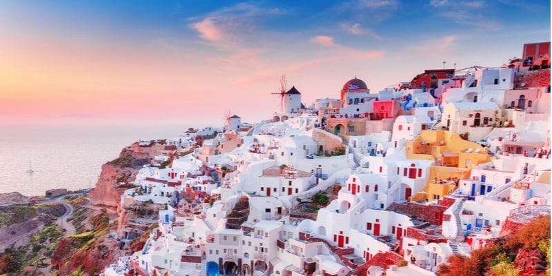 santorini-sonnenuntergänge