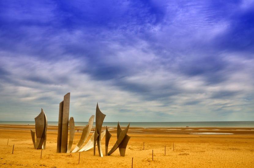 Strände der Landung in der Normandie