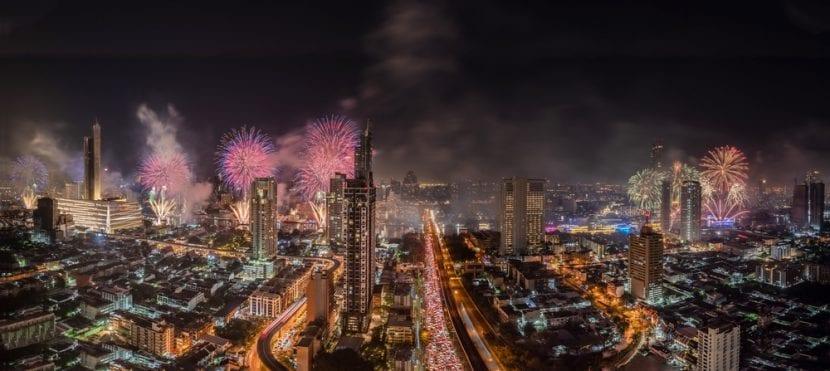 Neujahr in Bangkok