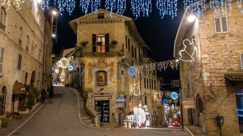 Assisi Lichter von Weihnachten