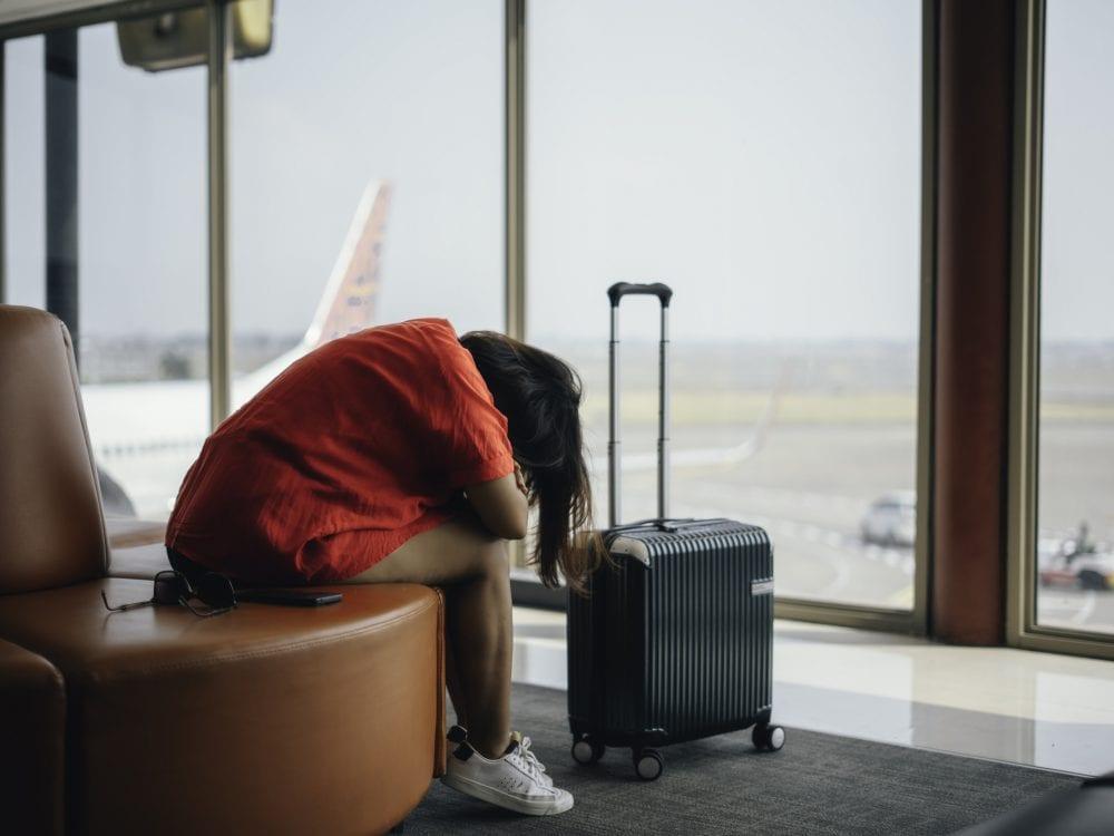 Im Flughafen schlafen