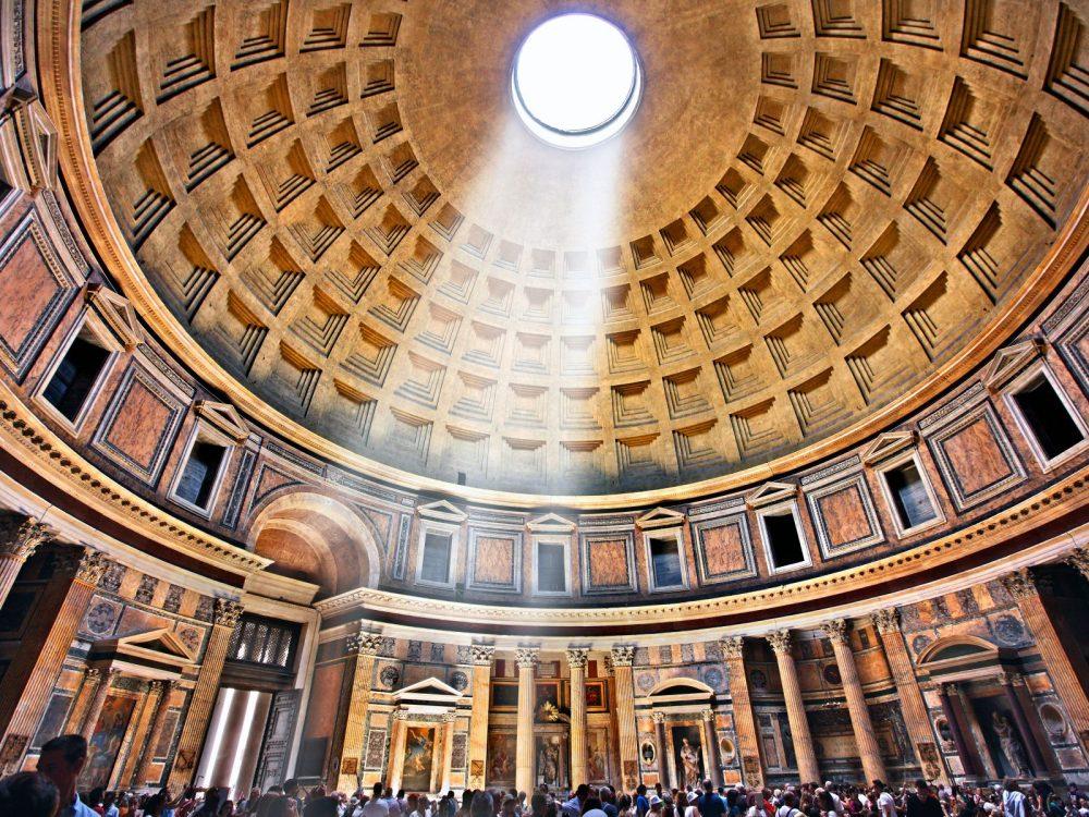 Innenansicht des Pantheon von Rom