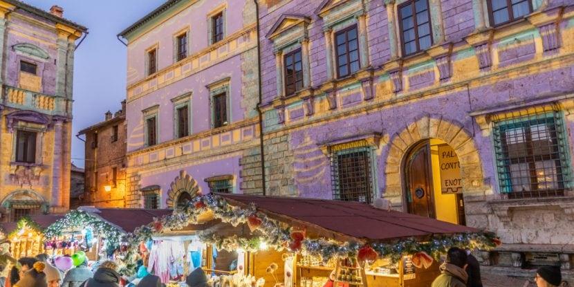 Weihnachtsmarkt in Montepulciano