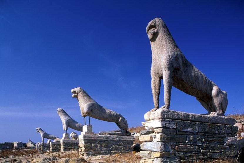 Löwenterrasse von Delos