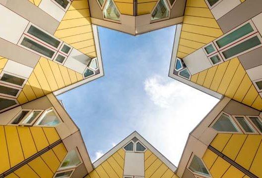Übernachten in den Kubushäusern von Rotterdam