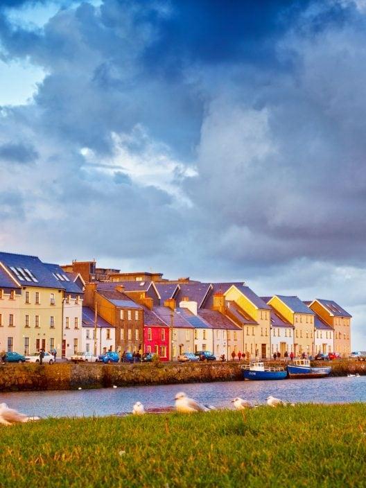 Galway: Was man tun und sehen kann. Karte der zu besuchenden Orte