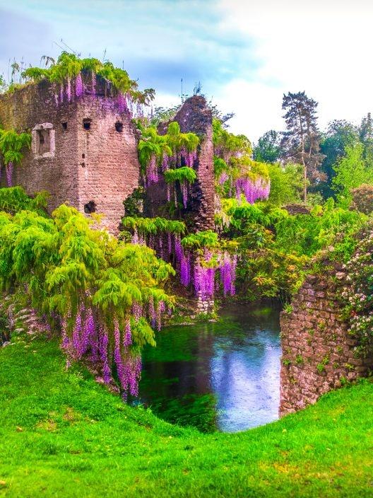 Der Garten von Ninfa, Öffnungszeiten und Tagesordnung des schönsten und romantischsten Gartens der Welt
