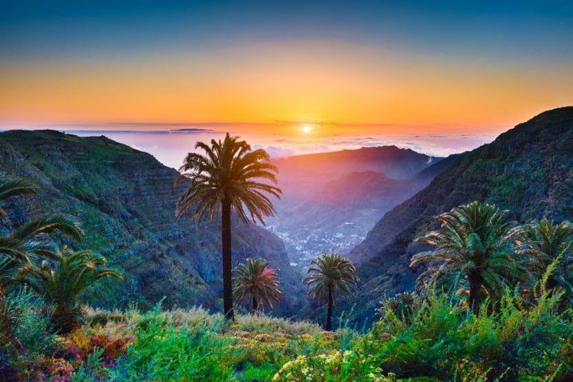 Blick auf den Teide von Gran Canaria