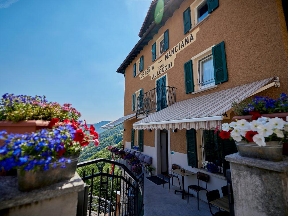 Das Osteria Manciana mit Übernachtung in Scudellate