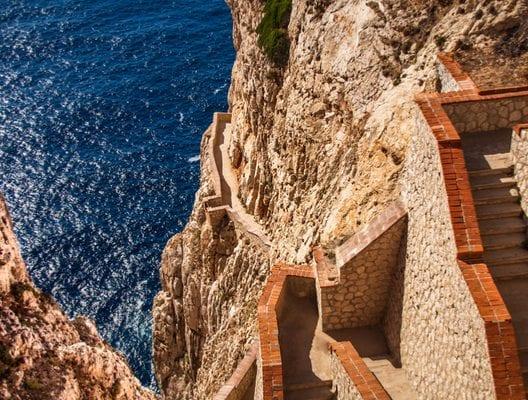 Escala del Cabirol, die Treppe, die ins Meer taucht