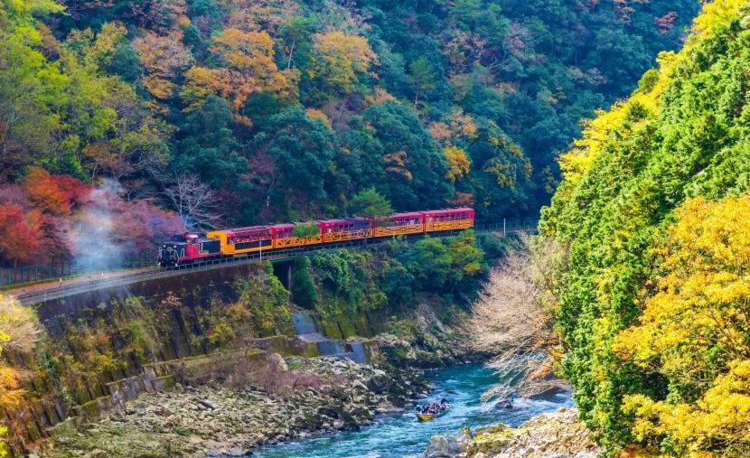 Sagano Scenic Railway, Japan