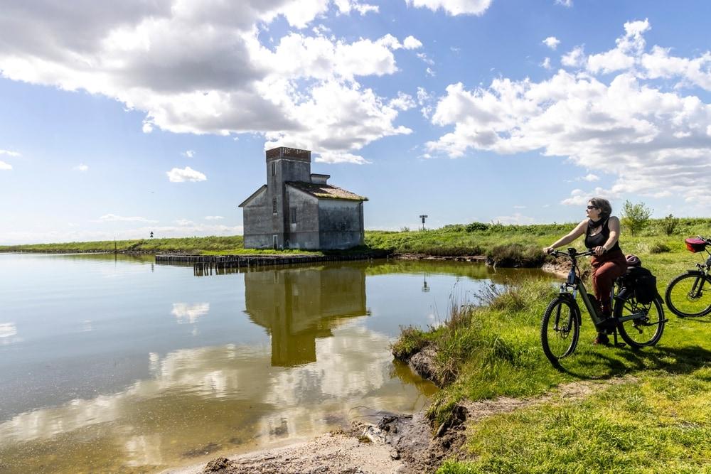 Fahrrad Delta des Po
