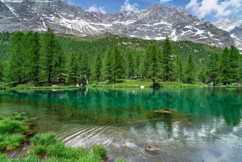 blauer See Cervinia