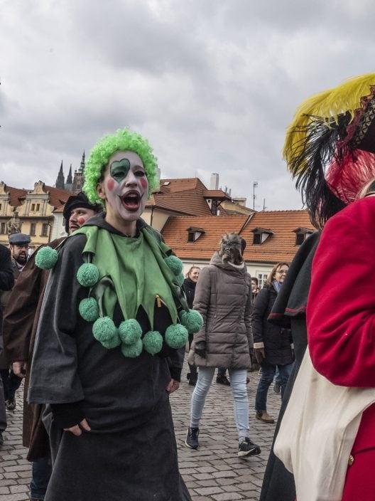 Böhmisches Karneval, der Karneval von Prag