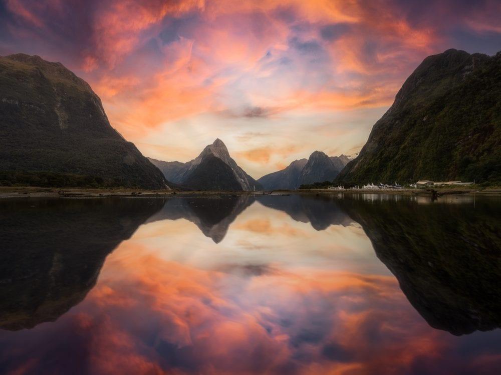 Neuseeland was zu sehen ist