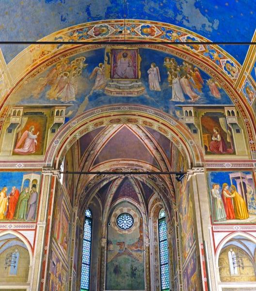 Scrovegni-Kapelle, das Meisterwerk mit den Fresken von Giotto