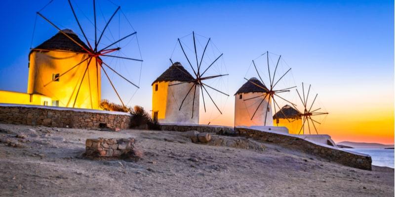 Windmühlen von Mykonos