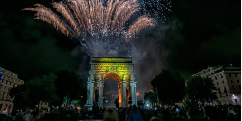 Silvester in Genua